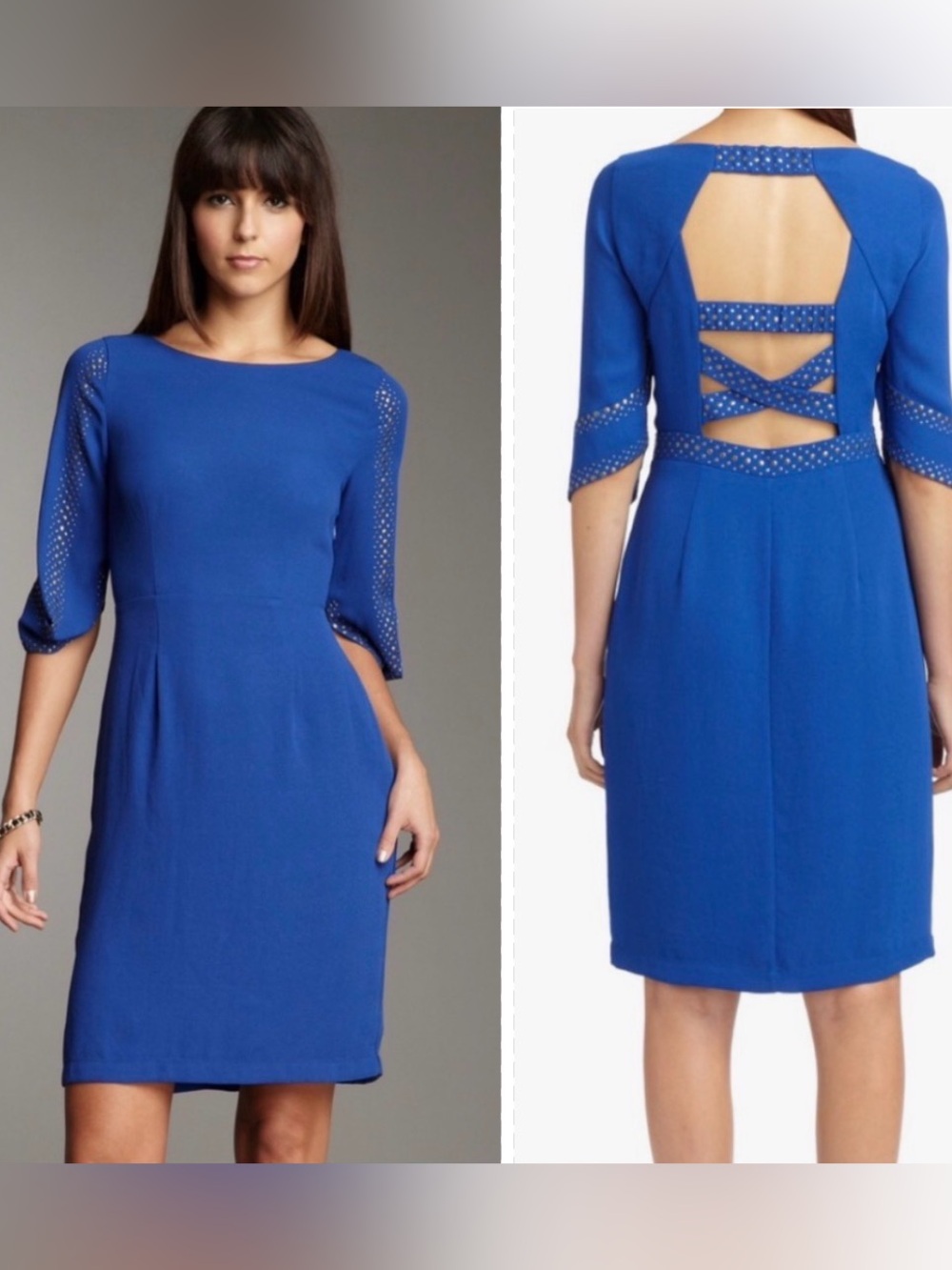 NWT BCBGMAXAZRIA Lexy Studded Dress (M)